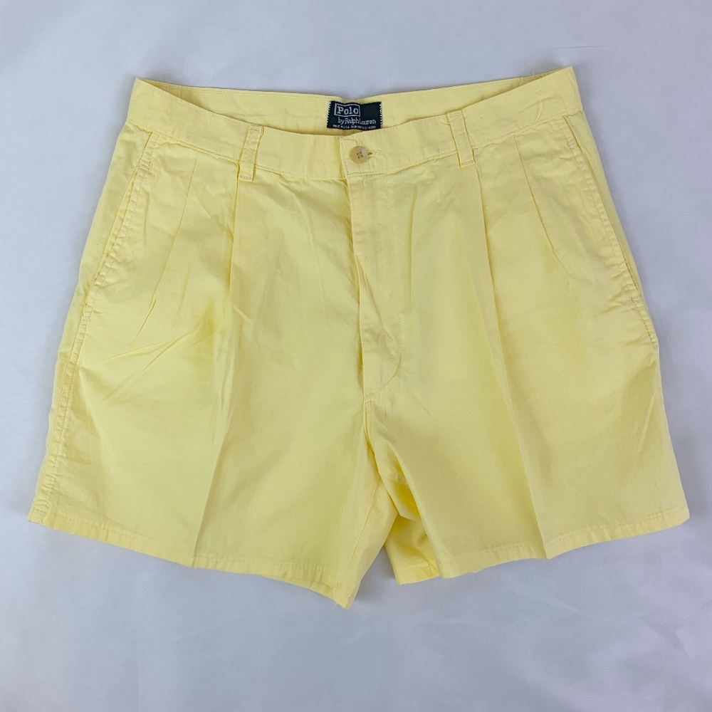 Vintage Polo Ralph Lauren  Size 33 Yellow Shorts